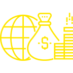 Financial services pictogram